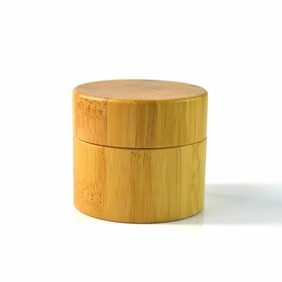 Chine fashional 5g 15g 50g bamboo wooden cosmetic jar with bamboo cap à vendre