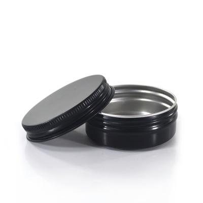 Chine 5ml 10ml 15ml 30ml 100ml primary color and black cosmetic aluminum jar with screw lid à vendre