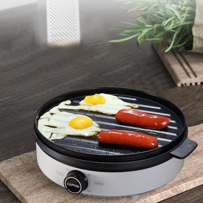 China Shiren Smoke Free Indoor Household Mini Multifunctional Portable Non-stick Desktop Electric Grill with Hot Pot for sale