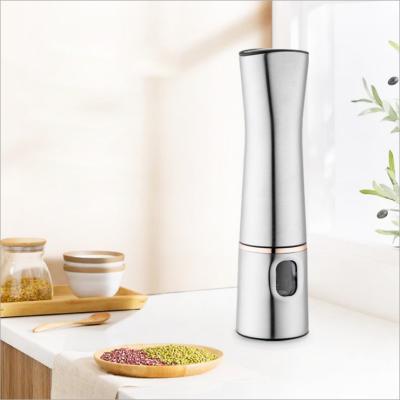 China Hot Sale Electric Grinder Amazon Kitchen Accessories Stainless Steel Salt and Pepper Spice Grinder Adjustable and Pepper Grinder for sale