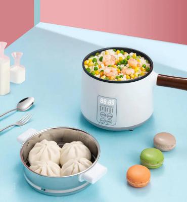 China On Sale 2021 Household Mini Soup Hot Pot Eco-friendly 1.8L Electric Pan Pot With Steam Function for sale