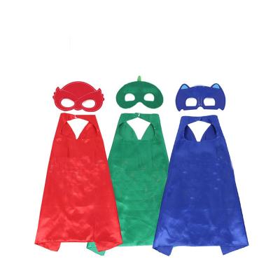 China Polyester Children Christmas Halloween Superhero Party Superhero Party Polyester Kids Adult Cape for sale