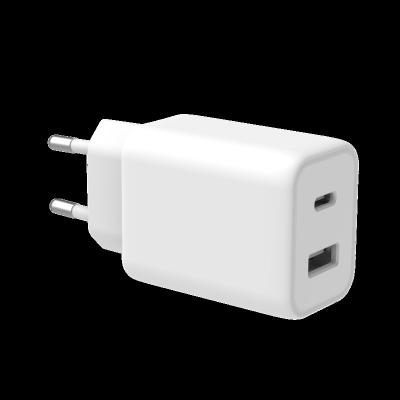 China Mobile Phone Dual USB C Charger 33W Travel Wall Charger for sale