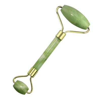 China Factory Price Comfortable Head Beauty Jade Facial Massage Roller Neck Double Face Roller For Anti Aging Skin Care for sale