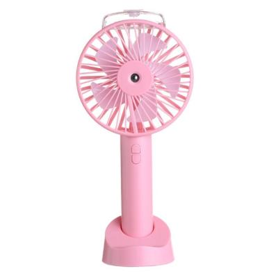 China With Portable Desktop USB Rechargeable Electric Mini Fan Jet Water Cooling Table Mist Fan Fan for sale