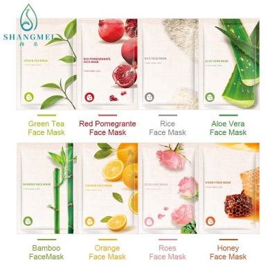 China Deep Hydrating Fruit Extract Facial Sheet Mask Korean 30g Private Label for sale