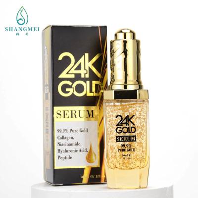 China Blemish Clearing Bioactive Peptide Facial Essence Serum Smoothing 24k Gold for sale