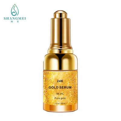 China Reduces Wrinkles Skin Brightening Facial Essence Serum 24k Gold Panthenol for sale