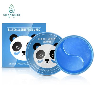 China Blue Crystal Collagen Under Eye Patches Aqua Musculus MSDS ISO 22716 for sale