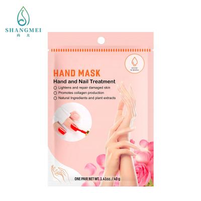 China COA ISO Flake Nail Treatment Moisturizing Hand Mask Lightening Silicone Free for sale