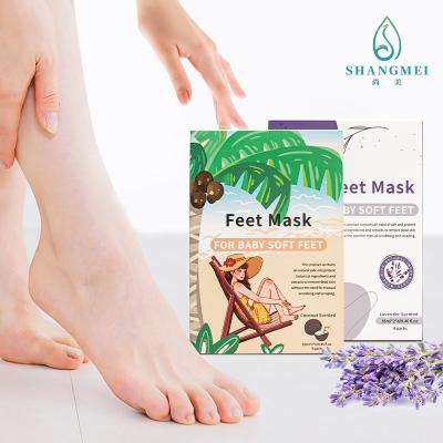 China MSDS Glycerin Baby Soft Foot Peel Mask Soften Calluses Whitening for sale