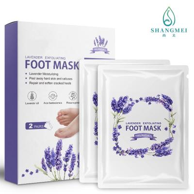 China ODM Lavender Extract Foot Peel Mask Heel And Cuticle 1.41oz for sale