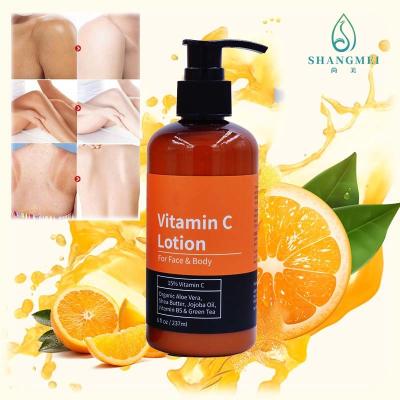 China ODM Vitamin C Glow Boosting Moisturizer Body Lotion Press Pump CPSR for sale