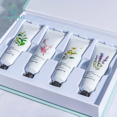 China Vitamin C Herbal Plants 4pcs Moisturizing Hand Cream Set Cruelty Free 1oz for sale