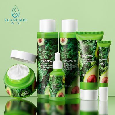 중국 Avocado Extract OEM Skin Care Set 6pcs Anti Aging Whitening Moisturizing CPSR 판매용