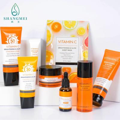 China Vitamin C OEM Skin Care Set Korean Organic Nourishing Whitening for sale