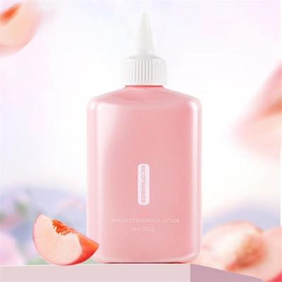 China Customized Moisturizer Body Lotion Brightening Peach Fruit Extract Body Cream for sale