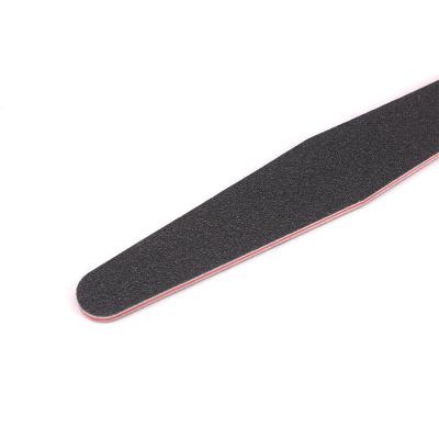 China Professional Custom Mini Double Side Half Moon Nail File Eco-friendly 80/100/180 Grit for sale