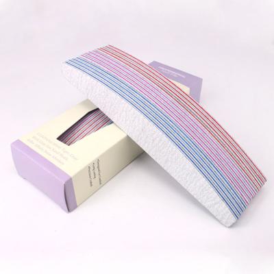 China Nail Care Professional 12 Pcs Nail Folder Emery Board Custom Printed Nail Folder Nail Manicure Folder for sale