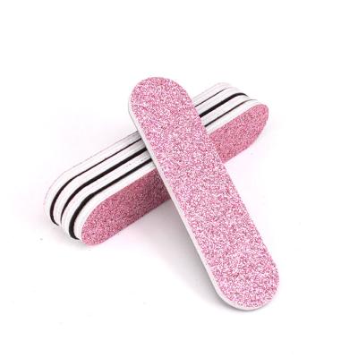 China Mini Glitter Double Side Sanding Eco-friendly EVA Paper Manicure Nail File for sale