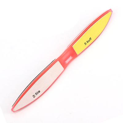 China Wholesale Eco-friendly Disposable Colorful 80/100/120/150/180/240/320 Custom Printed Plastic Nail File for sale