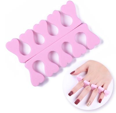 China Finger EVA Foam Toe Separators Nail Toe Separator Disposable for sale