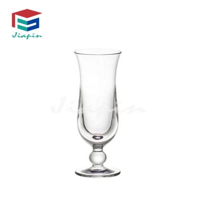 China 14 Oz Ball Stocked Plastic Tall Polycarbonate Juice Glass With Stock for sale