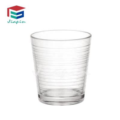 China Modern Made From PC Plastic Cut-Resistant Whiskey Beer Mug Rock Glass For Wholesales for sale