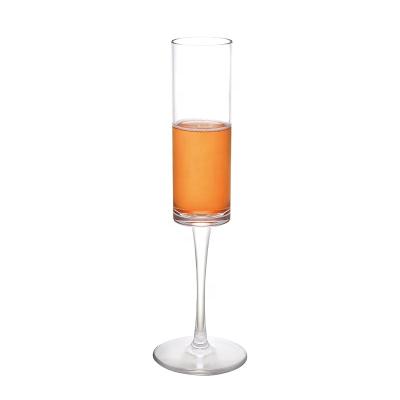 China Factory price 5.7oz modern plastic polycarbonate champagne cup glass made in China for sale