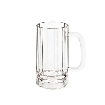 China Hot Selling Plastic Stoneware Stocked Beer Mug Beer Mugs Party Mugs For Bar And Club Use for sale