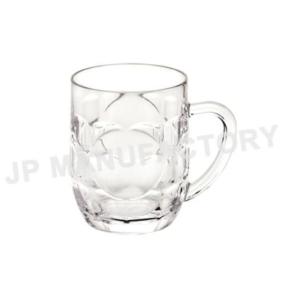 China High Quality Stocked Plastic 16.5oz Beer Mug Shatterproof and Dishwasher Safe Polycarbonate Stoneware Beer Mugs for Bar Use for sale