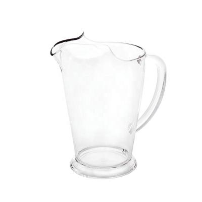 China Hot Sale 1.5L Clear PC Stocked Plastic Beer Juice Jug Jug For Sale for sale