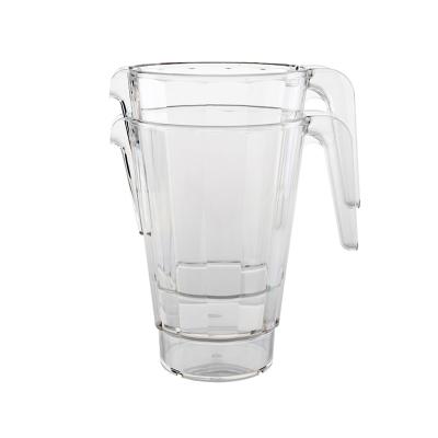 China Restaurant and canteen use 1500ml plastic stackable pitcher with lid PC beer jug ​​for wholesale for sale