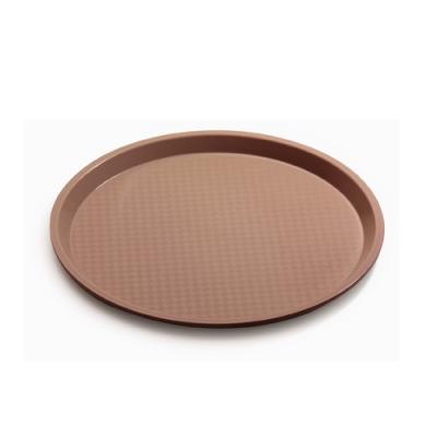 China Dia36.5cm Plastic Food Preservation Serving Tray PP Catering Display Trays For Snack Shop Use for sale