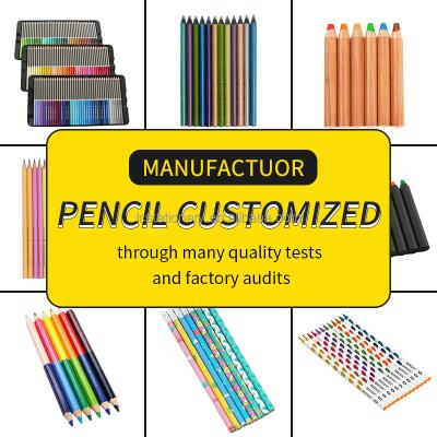 China Customized colored pencil customized direct manfacturer sales for sale