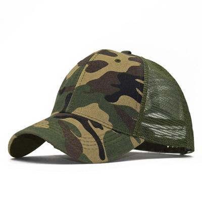 China COMMON 2804 Mesh Baseball Cap Summer Camouflage Sports Cap Outdoor for sale