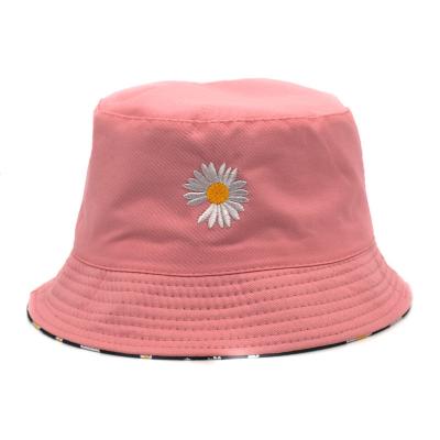 China 2813 Five Color Fisherman Hat Breathable Embroidery Striped High Quality Bulk Bucket Hats for sale