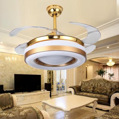 China Modern Super Affordable Ceiling Fan Frequency Conversion Speaker Chandelier Ceiling Fan Light With Led Light 42 Inch Bright for sale