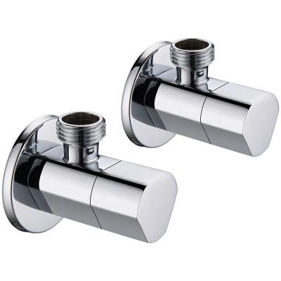 China Quanzhou Water G1/2 90 Degree Angle Cock Solid Brass Quick Open Valve Cold/Hot Water Angle Valve Toilet High Pressure Use Faucet for sale