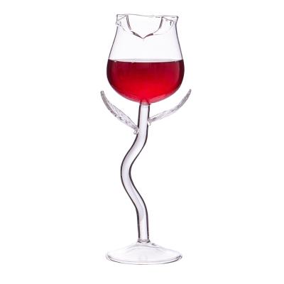 China New Original High Quality Classic/Postmodern Hot Selling Factory Outlet Rose Wine Glass Cup High Borosilicate Glass Tumbler for sale