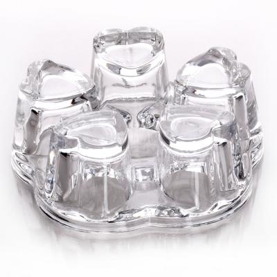 China Viable Glass Teapot Accessories Heart Shape Tea Ware Tea Kettle Tea Kettle Warmers for sale