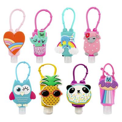 China Waterproof Kids Hand Sanitizer Holder Flip Cap Reusable Portable Empty Travel Size Bottle for sale