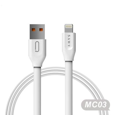 China High Quality Mobile Phone Usb Data Charger Cable 2.4a Fast Charging Usb Data Line For Iphone for sale