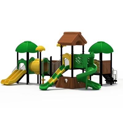 China Popular Outdoor Malls Plastic Playground For Kindergarten Outdoor Playground With Forest Style Outdoor Playground for sale