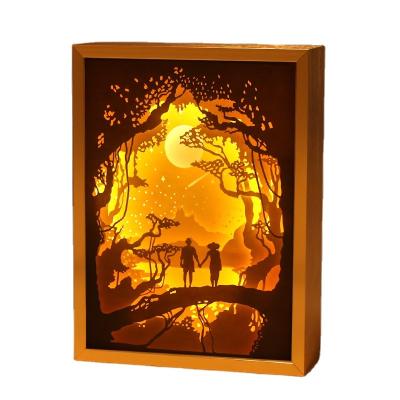 China Wholesale Specialized Recyclable 3D Shadow Box Wall Art Aluminum Frame Light Box Shadow Box Picture Frame for sale