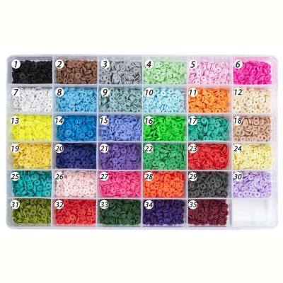 China 1000pcs/bag Trendy Colorful Polymer Clay Beads Heishi Beads Loose Spacer Beads For DIY Bracelet Jewelry Making for sale