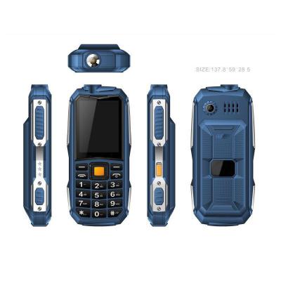 China High Quality Dual SIM Card Large Torch Bar Phone with 13800MAH 2.6inch c9 model for sale