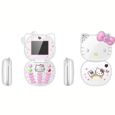 China Double SIM Card Pretty Kid Girl Small Unlocked Flip Mobile Phone for sale