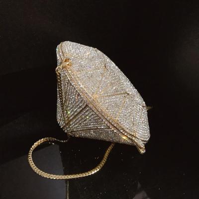 China Women Crystal Clutch Bag Diamond Wedding Party Purse Clutch Bag Designer Luxury Evening Clutches Wholesale Rhinestone Purse for sale