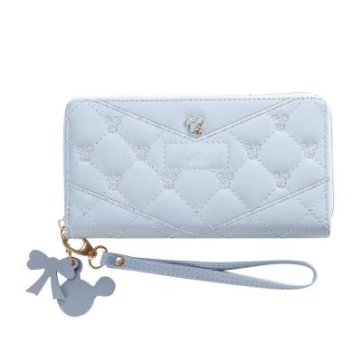 China Luxury New Embroidery Purse Ladies Wallet Coin Purse Waterproof Large Capacity Zipper Purse For Ladies for sale